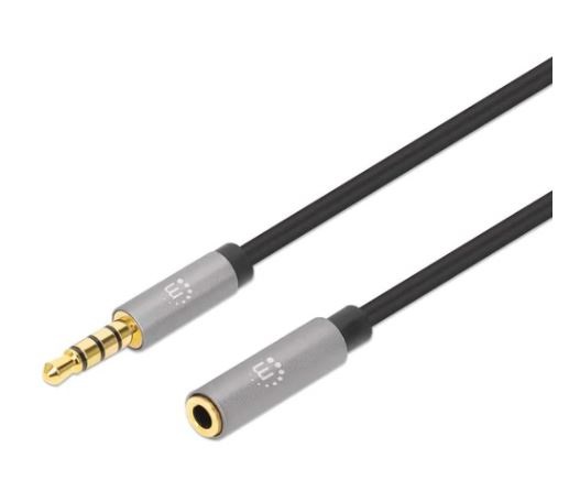 Extensión de Cable Auxiliar de Audio Estéreo MANHATTAN 356053